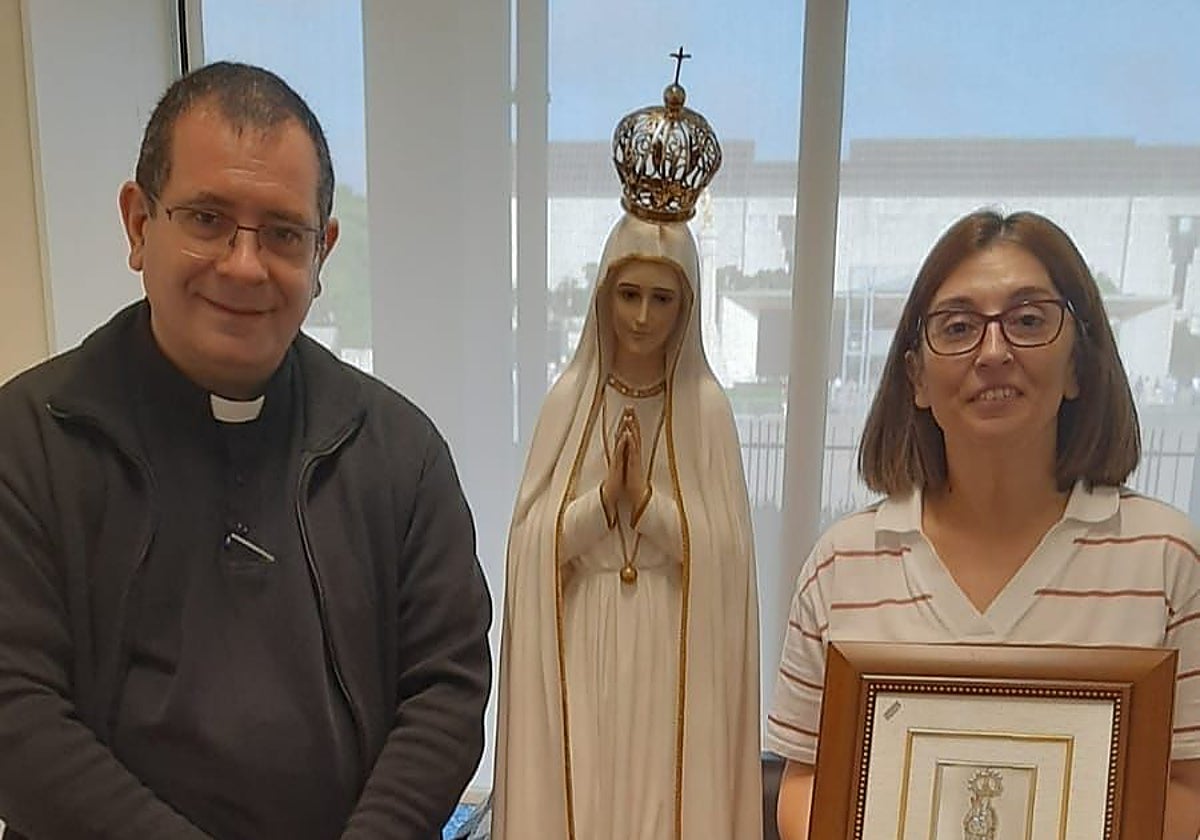 La imagen de la Virgen de Fátima peregrina ha llegado este miércoles a Orgaz y estará hasta el dia 28 de septiembre