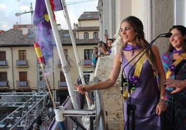 La atleta Marta García recorre sus lugares simbólicos de Palencia en un emotivo pregón de fiestas