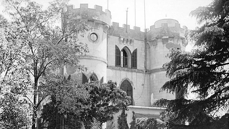 El castillo, tal como era, en una imagen de archivo