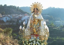 La imagen peregrina de la Virgen de los Desamparados visita este viernes 6 septiembre y el fin de semana La Pobla del Duc