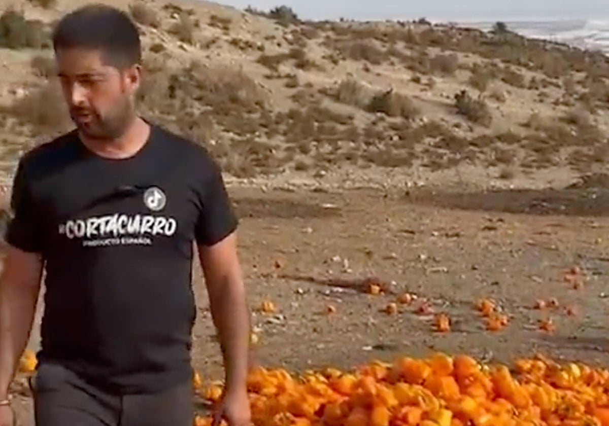 Captura del vídeo publicado en TikTok