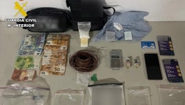 Un detenido en Albacete con 220 dosis de diferentes drogas con antecedentes delictivos