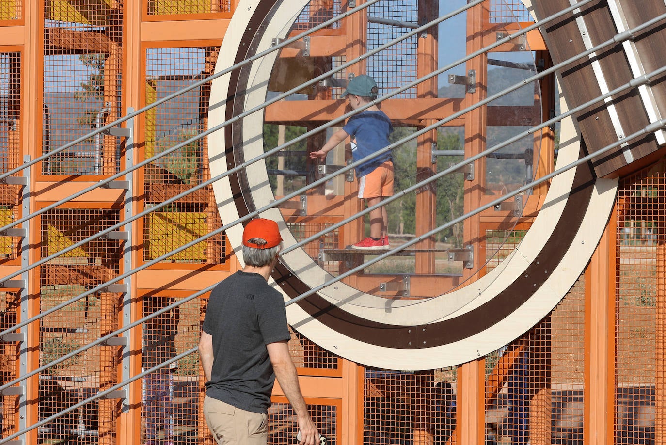 El flamenco tobogán que hace las delicias de los más pequeños en Córdoba