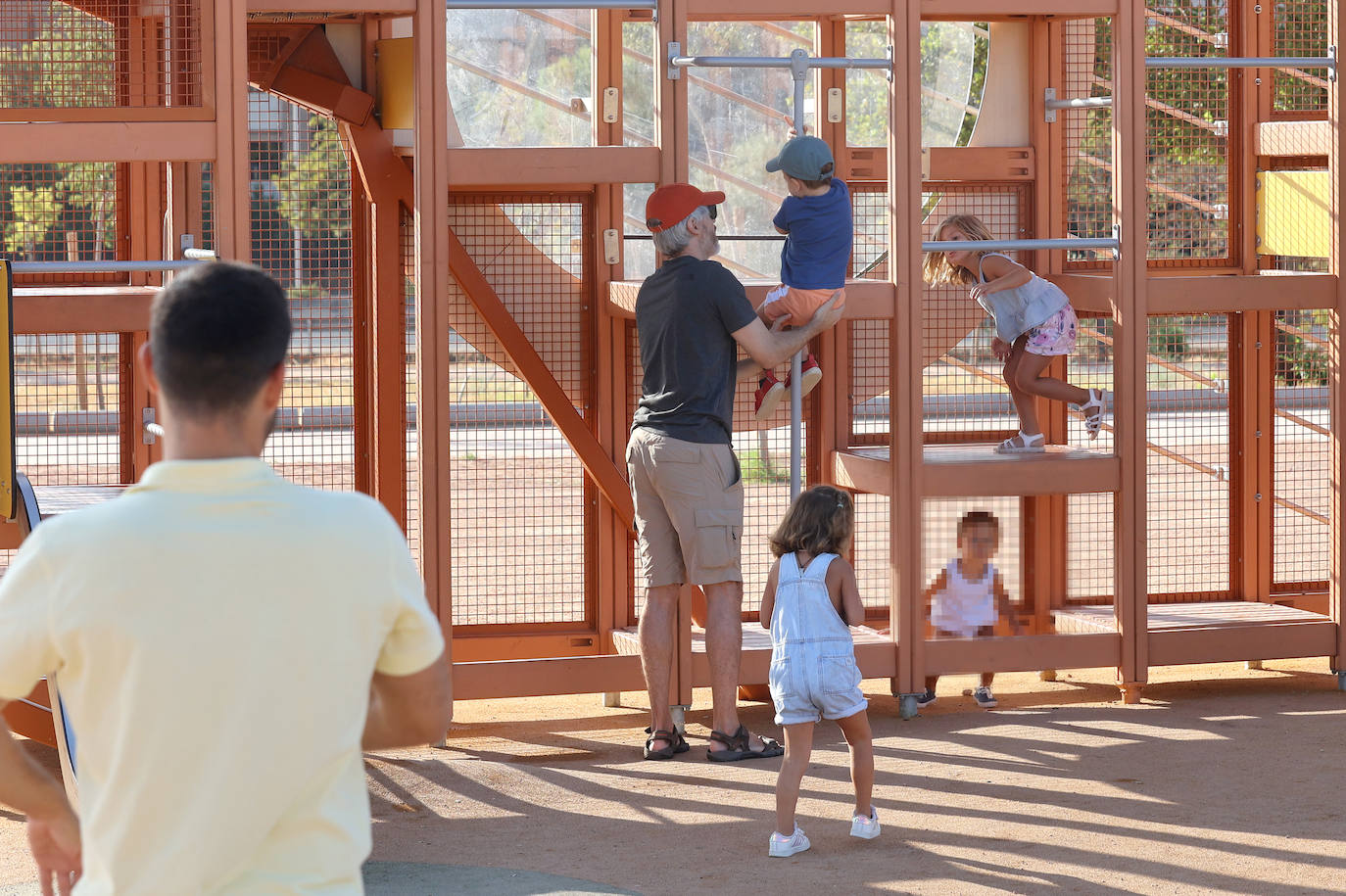 El flamenco tobogán que hace las delicias de los más pequeños en Córdoba