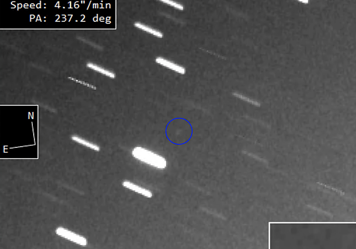 Observación de 2024 NP2 obtenida con el telescopio TST