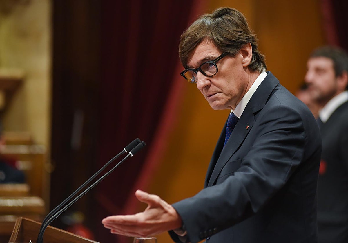 Illa, en el Parlament en el primer pleno de la legislatura