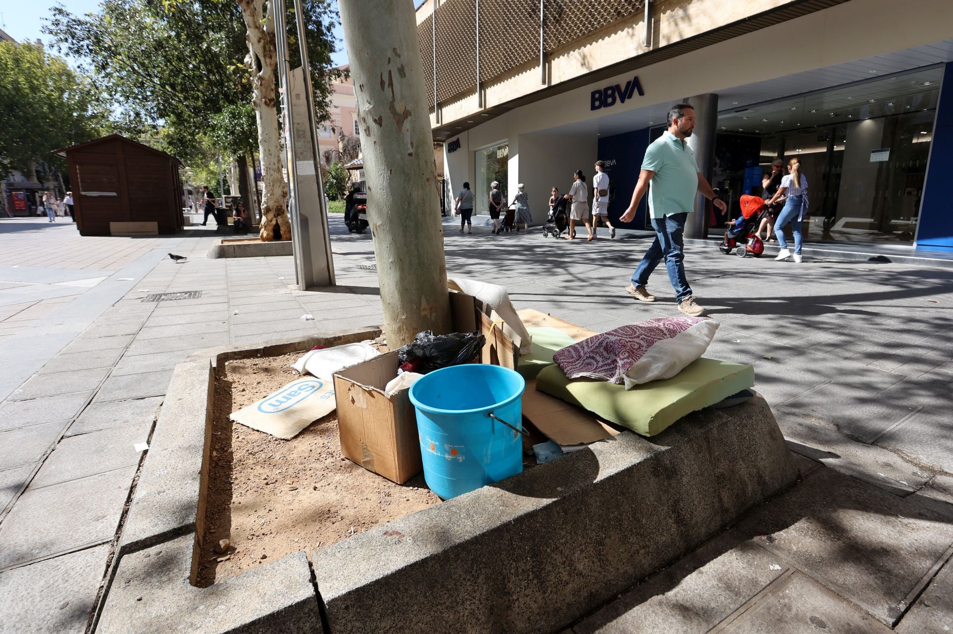 Fotos: los asentamientos de personas sin techo en el Centro de Córdoba