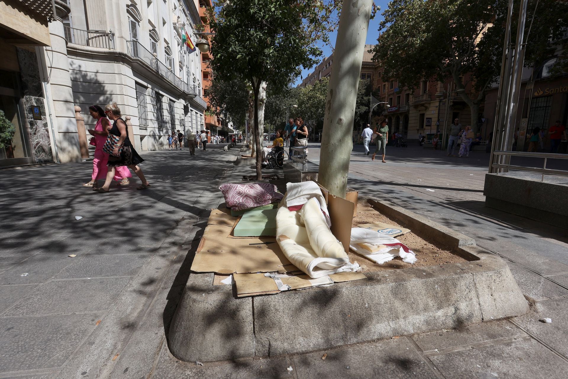 Fotos: los asentamientos de personas sin techo en el Centro de Córdoba