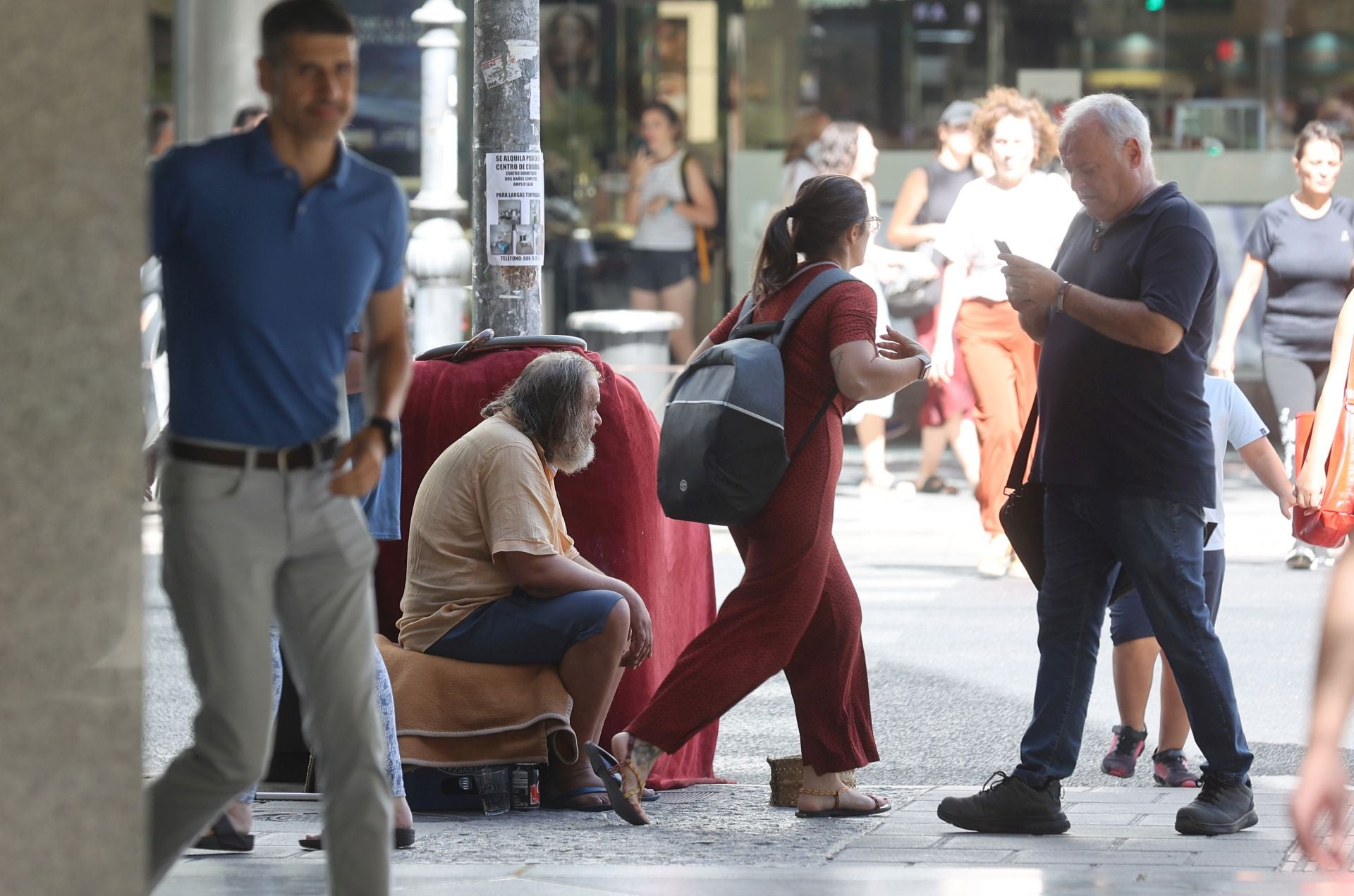 Fotos: los asentamientos de personas sin techo en el Centro de Córdoba