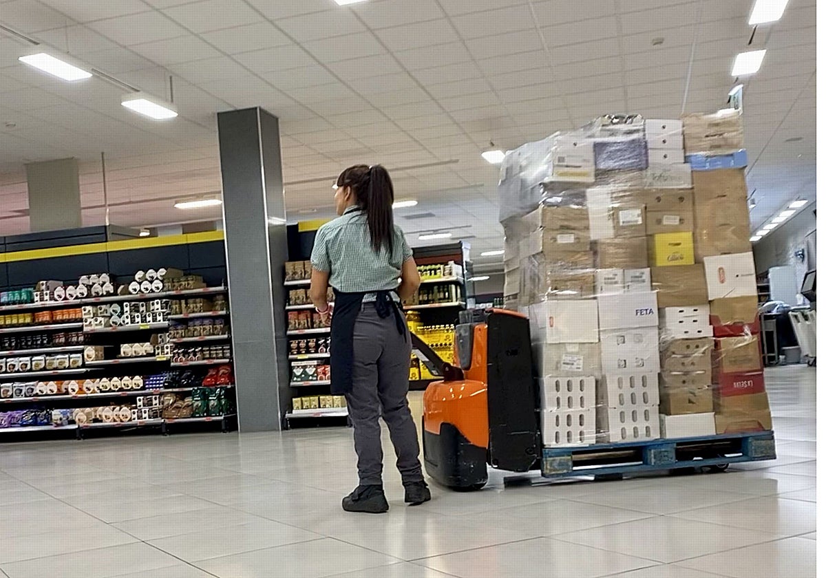 Imagen tomada en un supermercado de Mercadona en Alicante