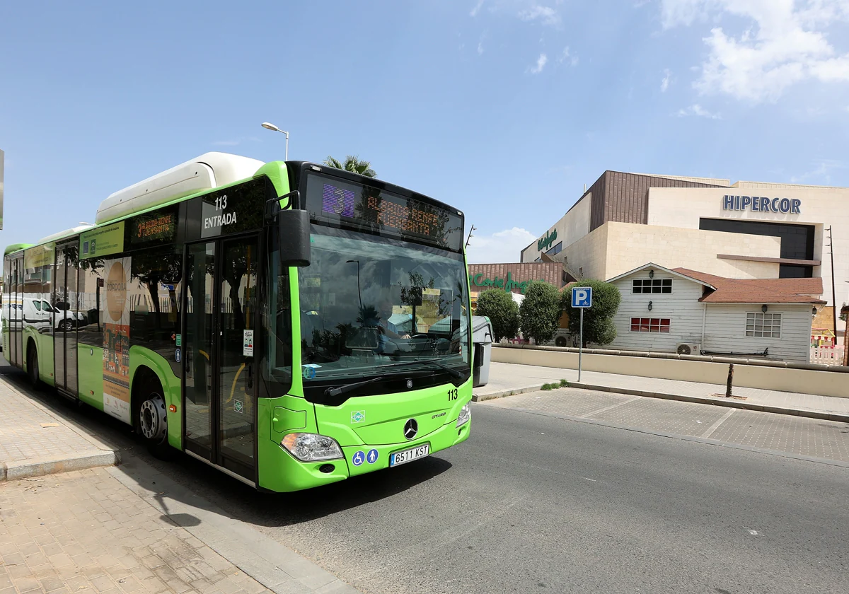 Imagen de la línea 3 del autobús urbano de Aucorsa