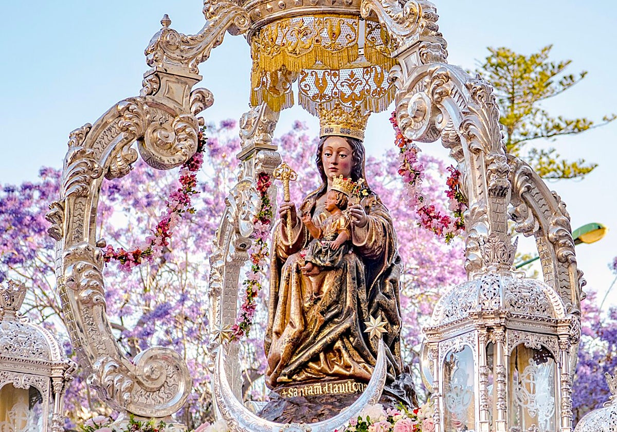 Horario e Itinerario Traslado de la Patrona de Málaga, Santa María de la Victoria, a la Parroquia de la Divina Pastora