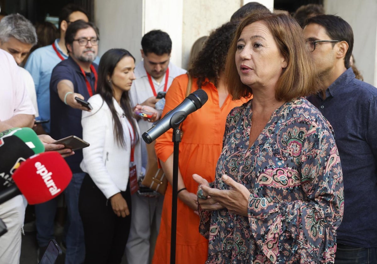 La presidenta del Consejo de los Diputados y expresidenta de Baleares, Francina Armengol