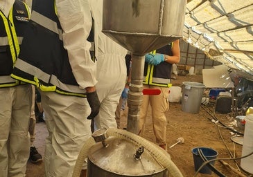 Un empresario arruinado cedió su plaza de toros para 'cocinar' droga
