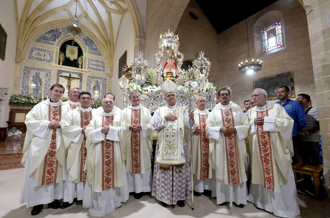 La solemne misa por el día de la Virgen de la Fuensanta, en imágenes