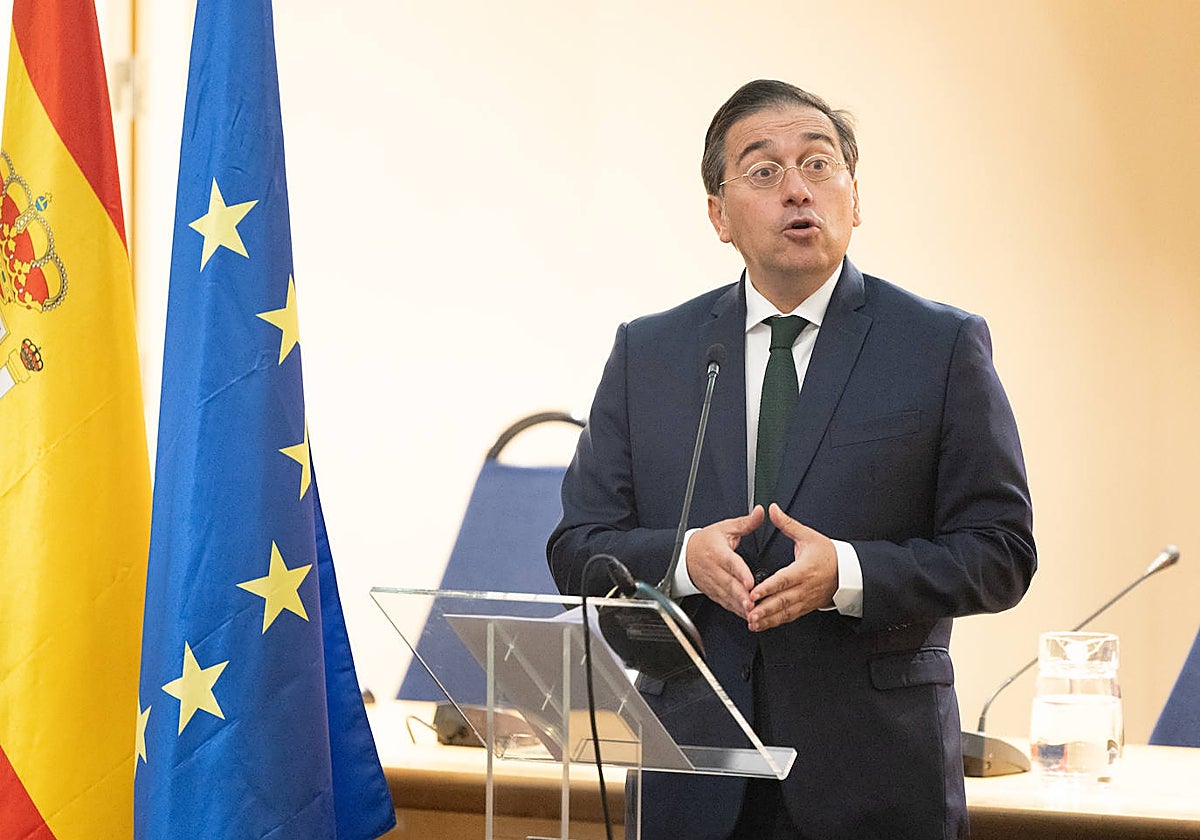 El ministro de Asuntos Exteriores, Unión Europea y Cooperación, José Manuel Albares