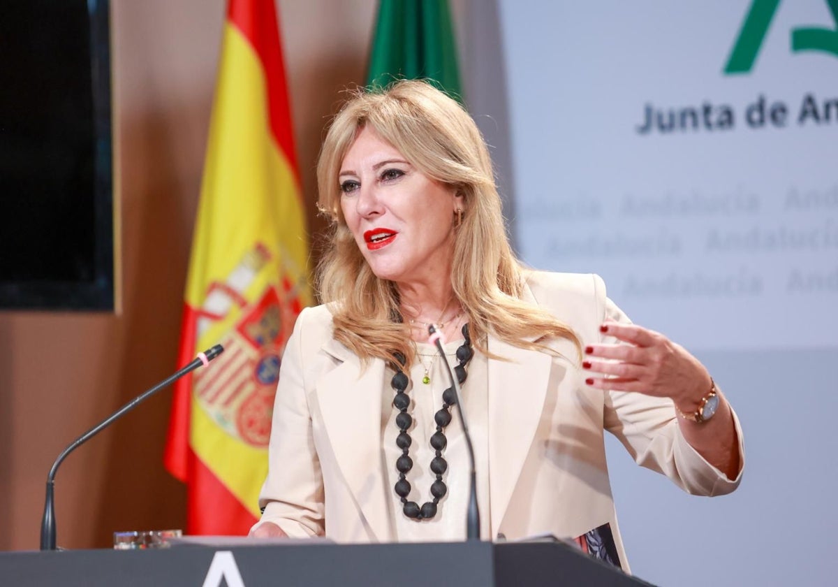 La portavoz del Gobierno, Carolina España