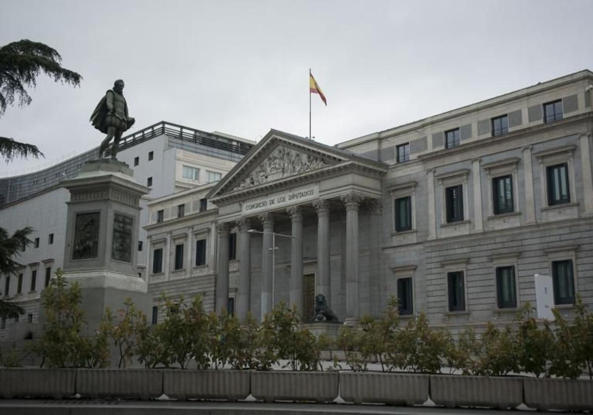 Fachada del Congreso de los Diputados