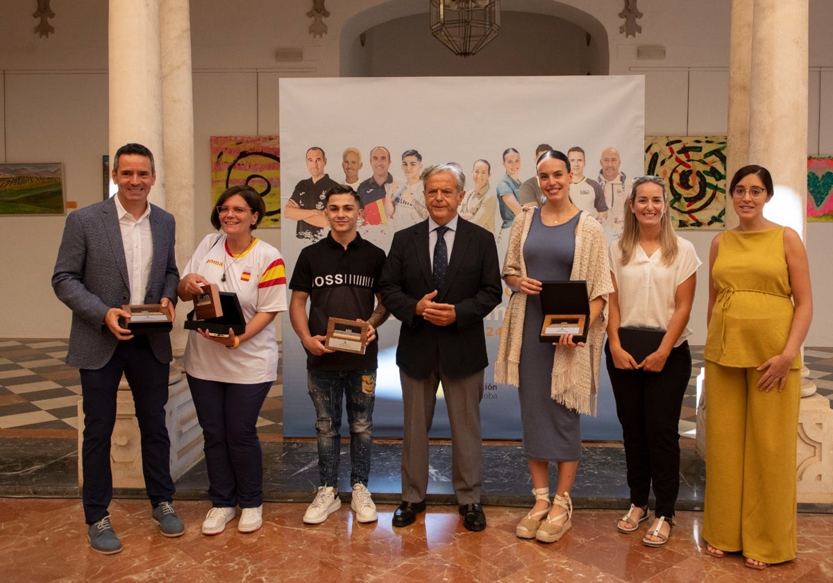 Homenaje a los deportistas olímpicos cordobeses en la Diputación de Córdoba