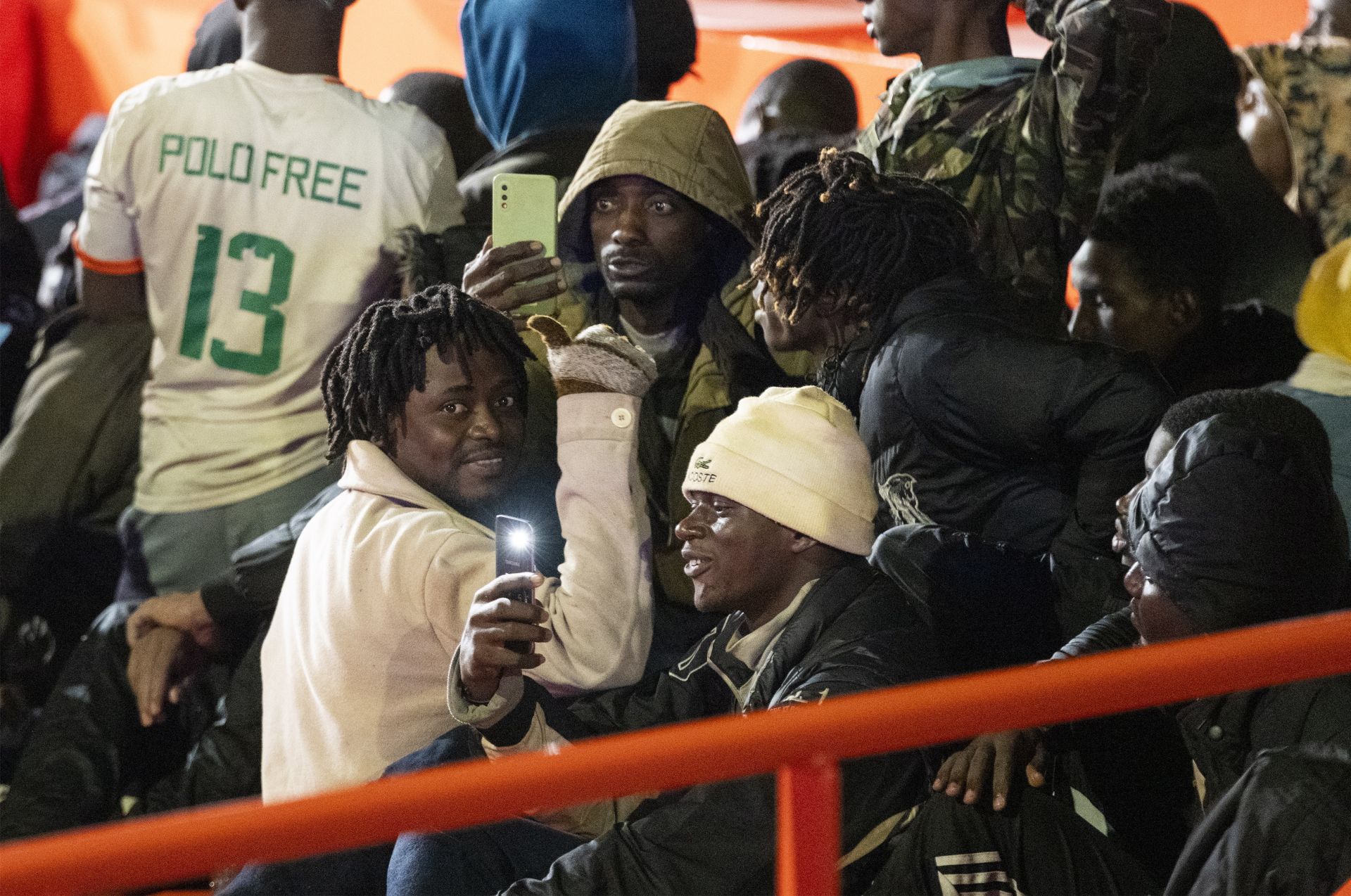 Inmigrantes trasladados por Salvamento Marítimo a las costas españolas