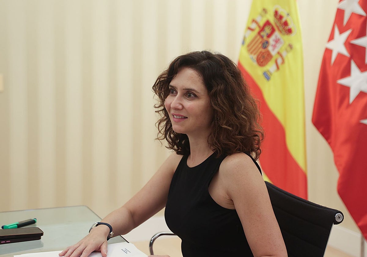 Isabel Díaz Ayuso, presidenta de la Comunidad de Madrid