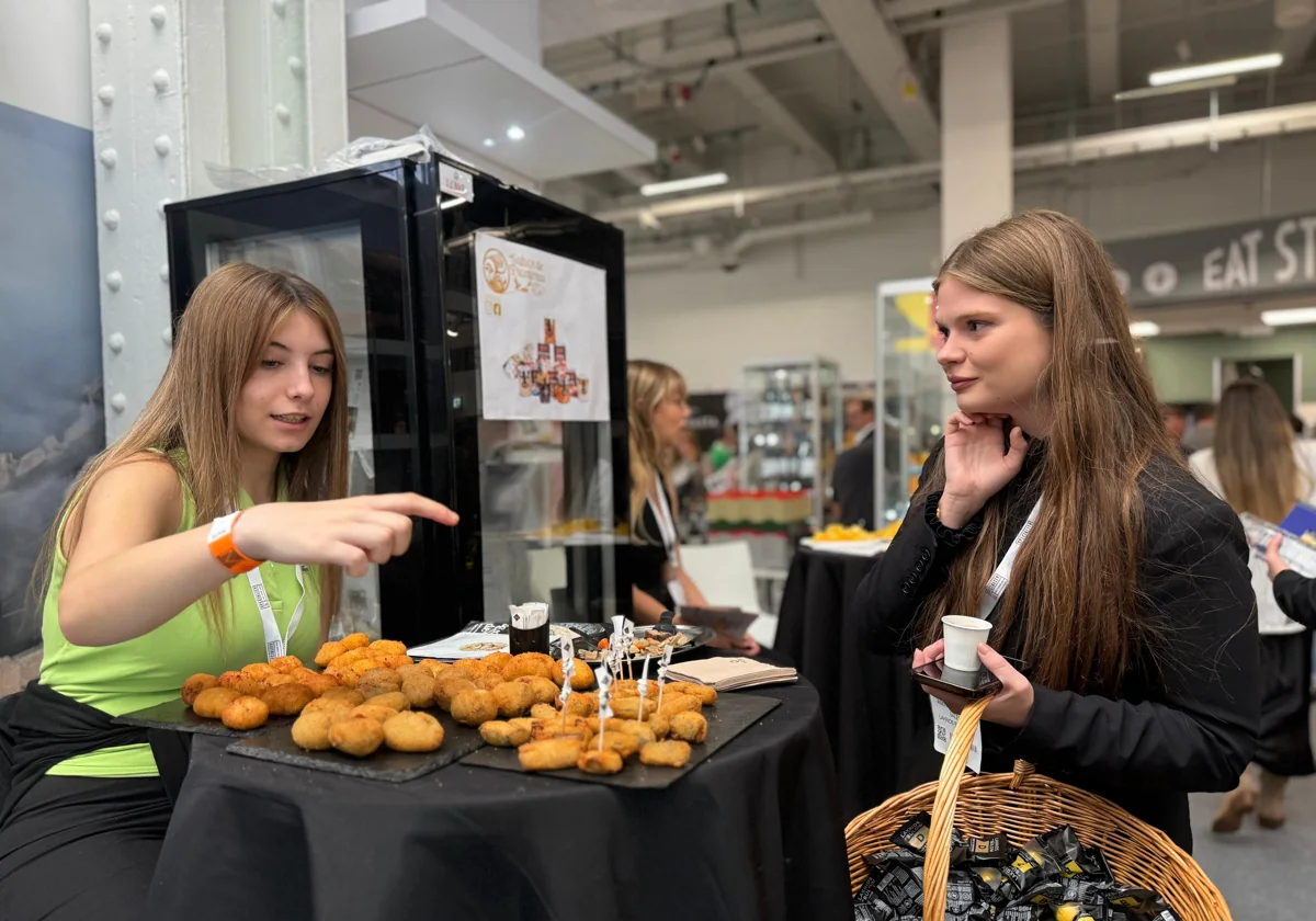 Uno de los expositores sorianos durante la 'Speciality&Fine Food Fair'