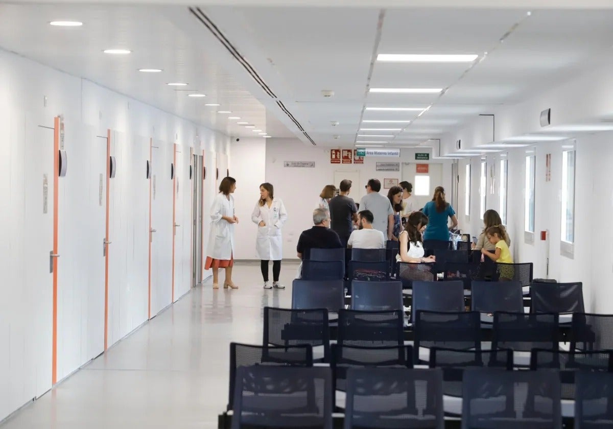 Sala de espera en un centro de salud de Córdoba