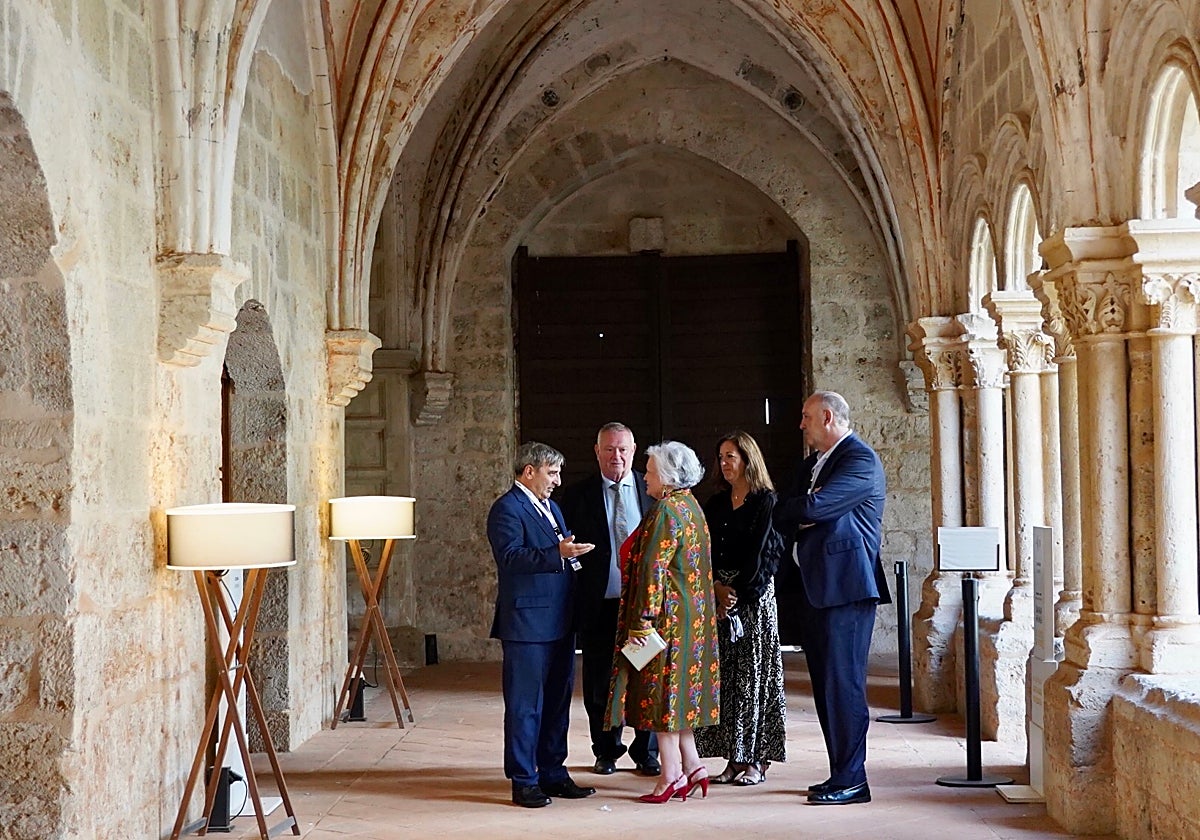 El consejero de Movilidad y Transformación Digital, José Luis Sanz Merino, en la clausura de la Atfrie en el Monasterio de Valbuena, Valladolid
