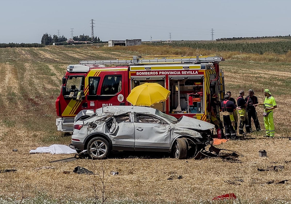 Un accidente de tráfico en Andalucía