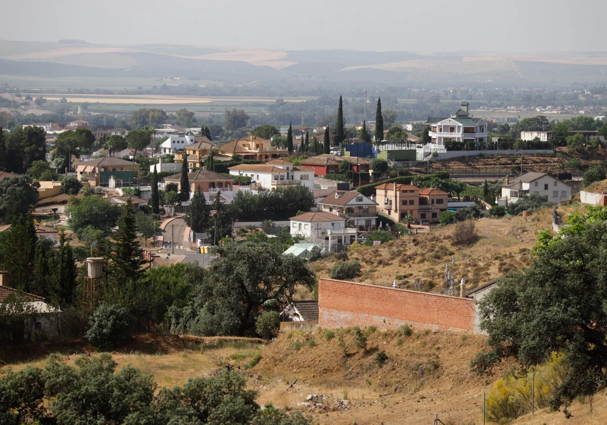 Panorámica de Encinares de Alcolea, donde ha aparecido el cuerpo del vecino