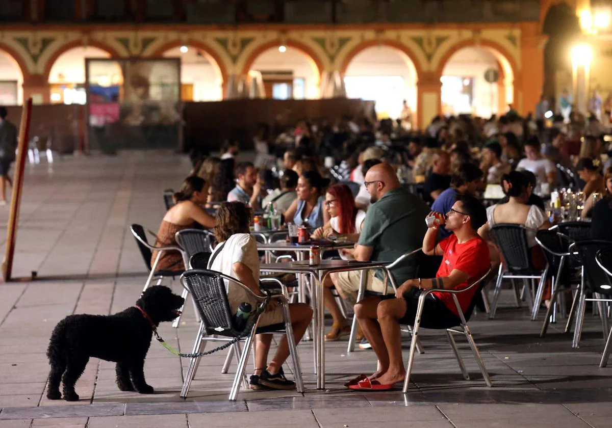 Ambiente nocturno en la Corredera este verano