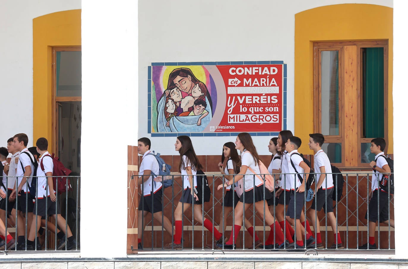 La vuelta a clase en Secundaria, Bachillerato y FP en Córdoba, en imágenes