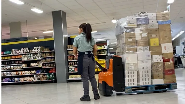 Imagen tomada en un supermercado de Mercadona en Alicante