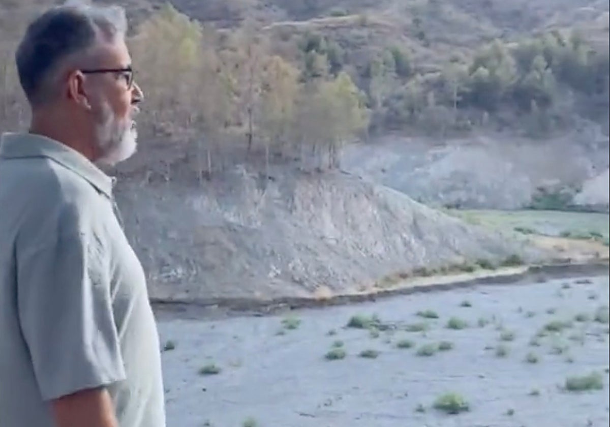 Estado actual del pantano del Agujero de Málaga