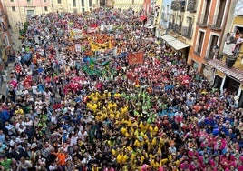 Primer herido por cornada en la suelta de vaquillas de la multitudinaria feria de San Mateo