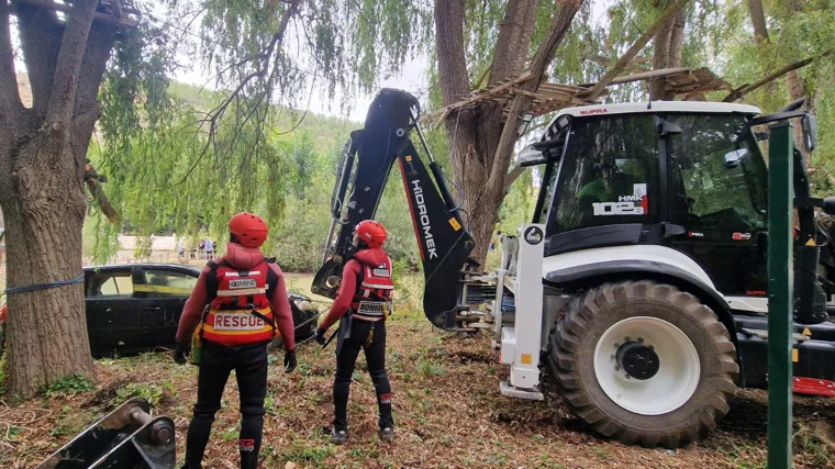 La riada de Alcalá del Júcar deja «importantes» daños materiales en la zona cercana al río