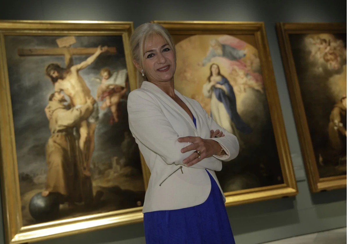 La consejera Patricia del Pozo en el Museo de Bellas Artes de Sevilla