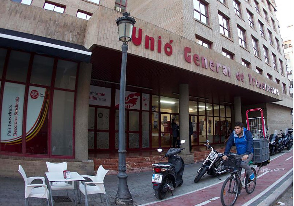 Una sede de UGT en la Comunidad Valenciana