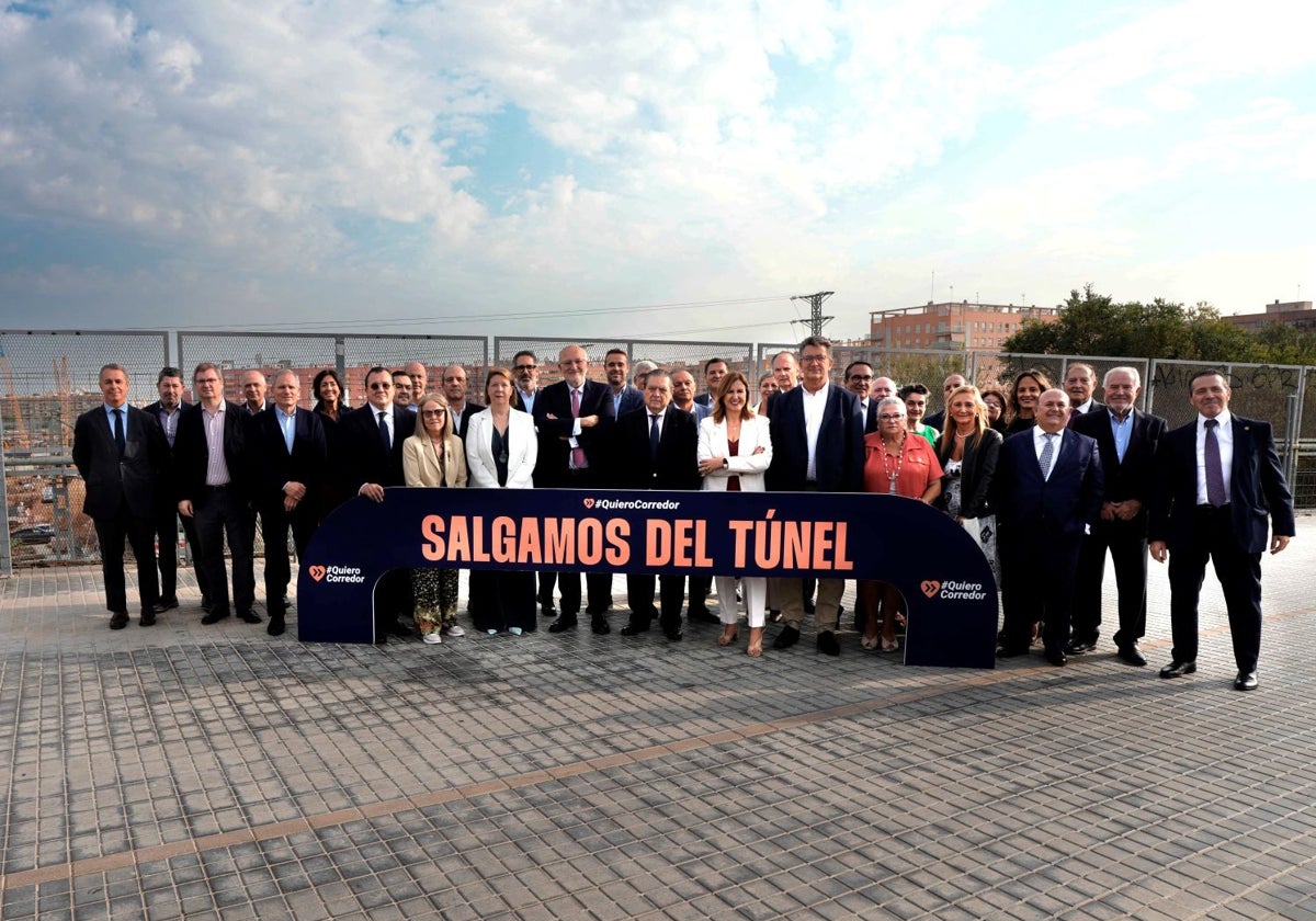 Imagen del acto celebrado este lunes en Valencia