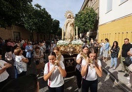 Regresa la procesión escolar de la Virgen de la Merced en Córdoba