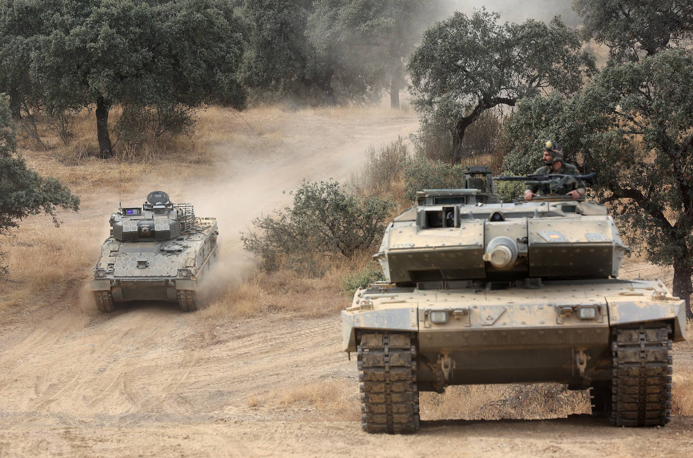 Fotos: Los militares de la BRI X se adiestran para sus misiones en el Líbano y Letonia