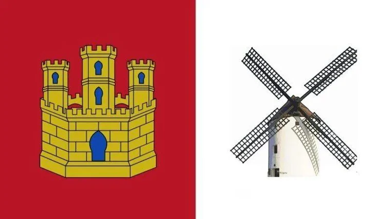 Proponen incluir un molino de viento en la bandera de Castilla-La Mancha