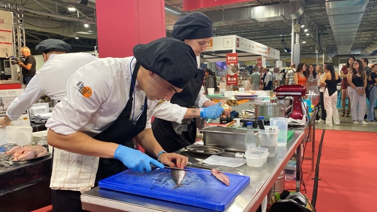 Imagen tomada durante la inauguración de Alicante Gastronómica