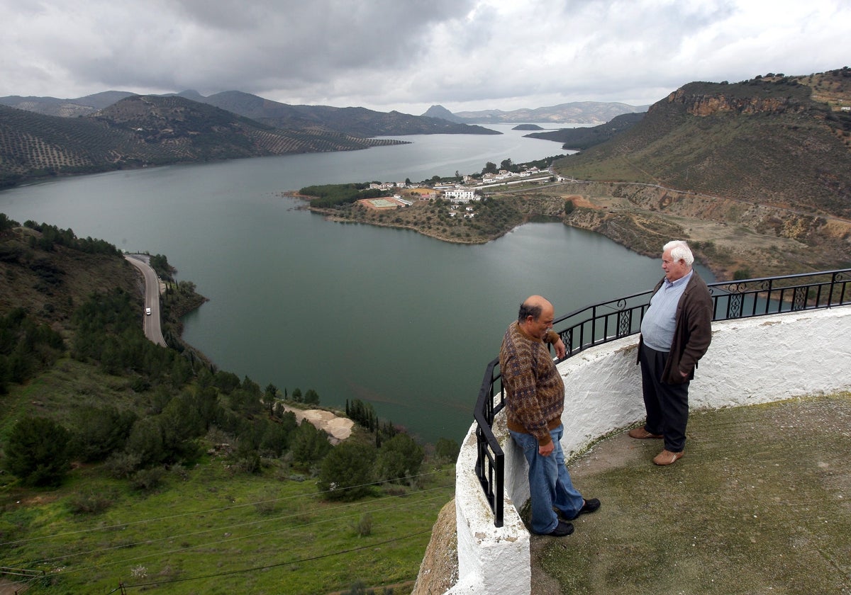 Imágenes del pantano de Iznájar en Córdoba