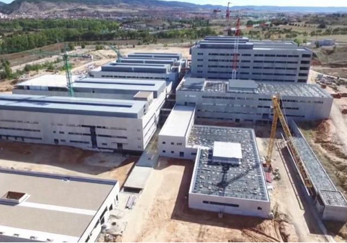 Imagen de archivo de las obras del nuevo hospital de Cuenca