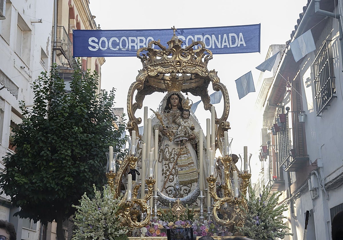 Horario e Itinerario Procesión Nuestra Señora del Socorro. Córdoba 29 de Septiembre del 2024