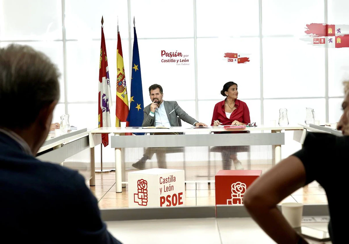 Luis Tudanca preside la Comisión Ejecutiva Autonómica del PSOE de Castilla y León