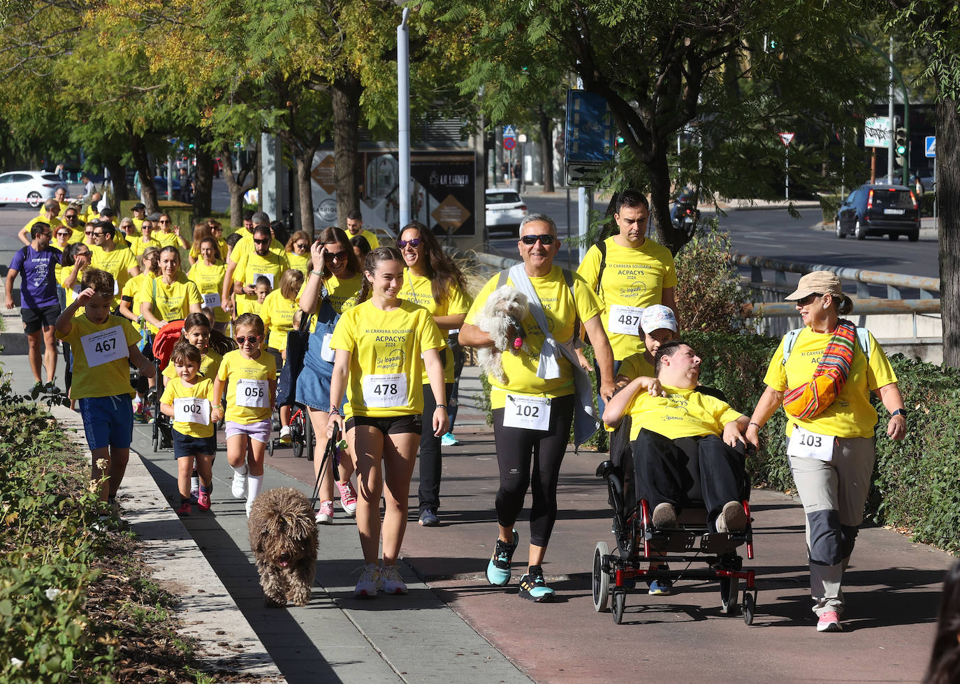 En imágenes, la solidaria carrera de la Asociación Cordobesa de Parálisis Cerebral