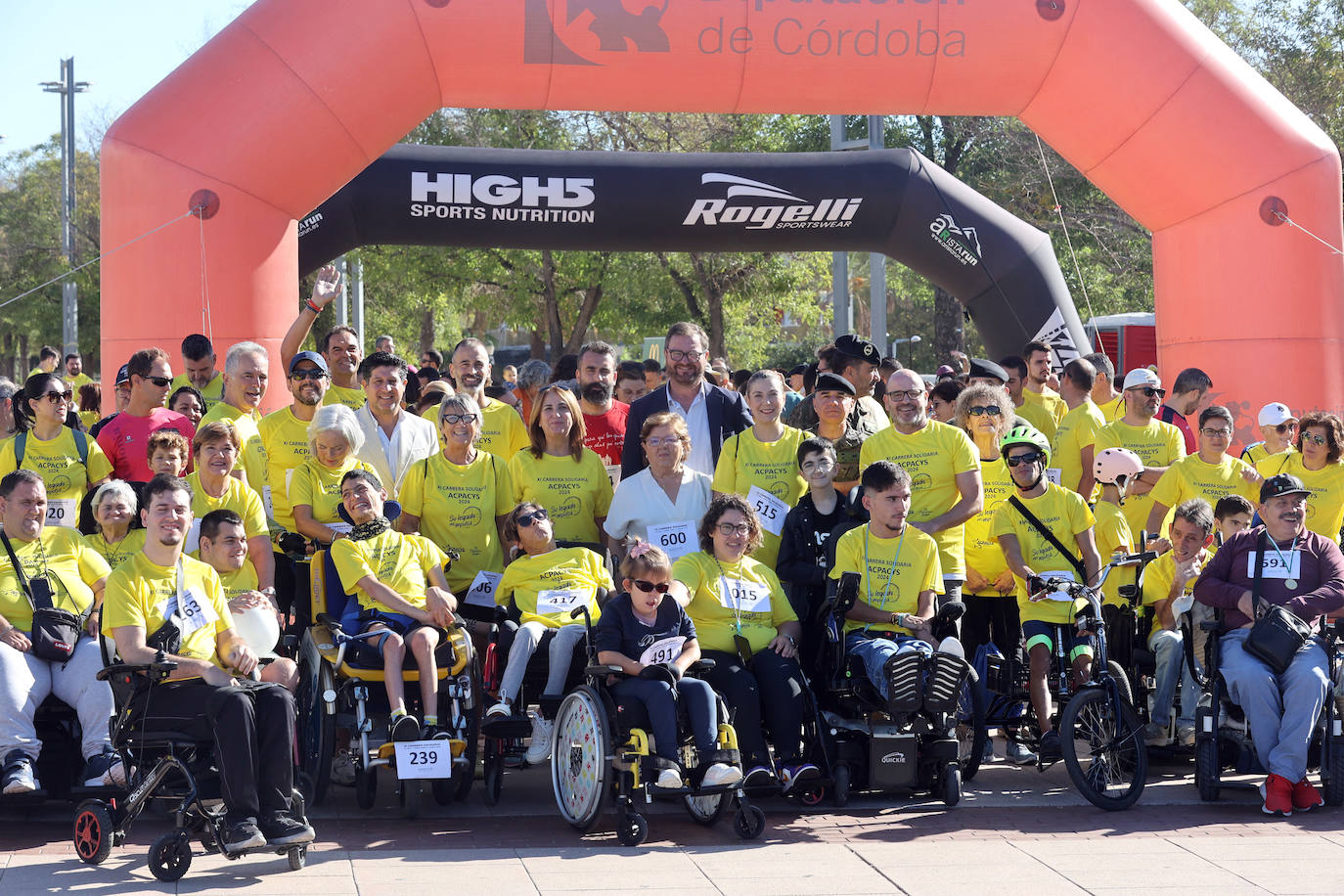 En imágenes, la solidaria carrera de la Asociación Cordobesa de Parálisis Cerebral