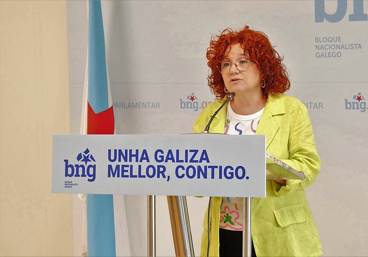 La diputada del BNG Montse Prado en una imagen de archivo